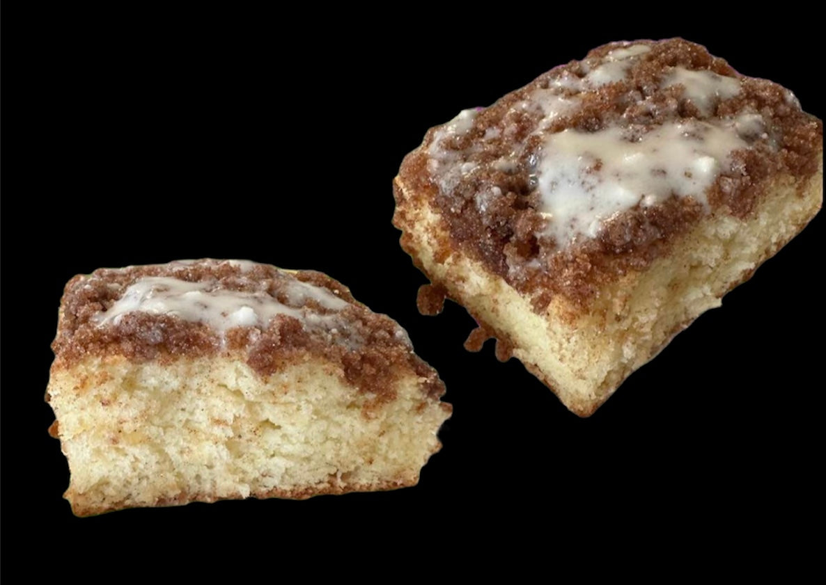 Coffee cake slices